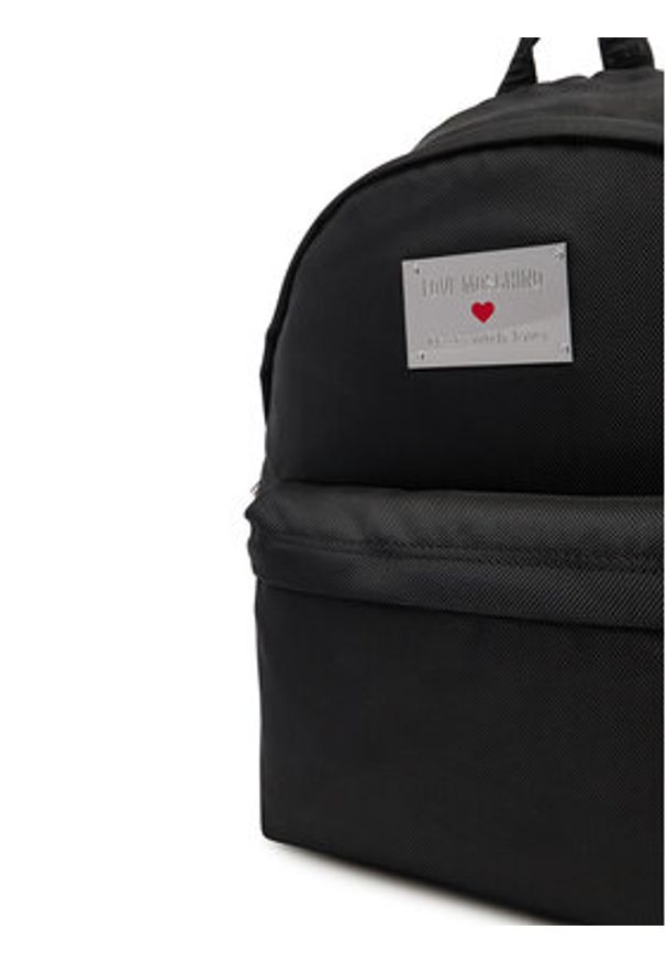 Love Moschino - LOVE MOSCHINO Plecak JC4201PP1NLN100A Czarny. Kolor: czarny. Materiał: materiał