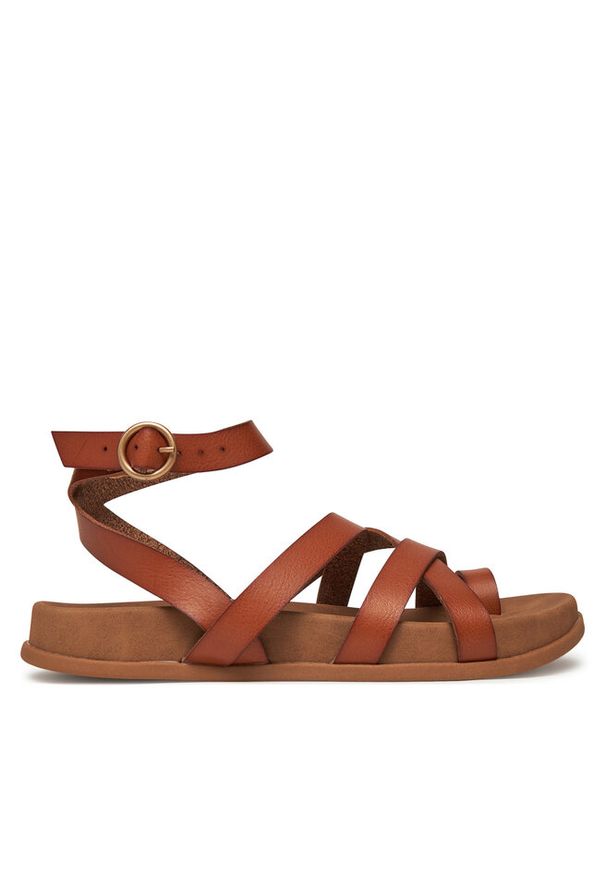 Sandały Roxy. Kolor: brązowy