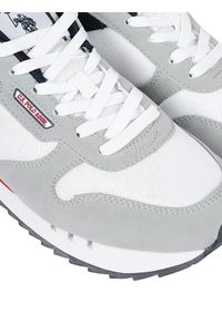 U.S. Polo Assn. Sneakersy "Buzzy001" | Buzzy001 | Mężczyzna | Szary. Kolor: szary. Materiał: materiał, skóra ekologiczna. Wzór: nadruk, aplikacja #2