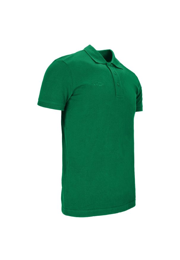 Koszulka Polo KEEZA Velve. Typ kołnierza: polo. Kolor: zielony. Sport: piłka nożna