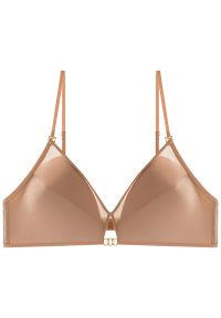 Intica - Biustonosz z miękkimi wkładkami do codziennego użytku Ayumu. Kolor: beżowy. Materiał: materiał