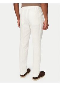 Hugo - HUGO Spodnie materiałowe 50559695 Kremowy Regular Fit. Kolor: kremowy. Materiał: bawełna #4
