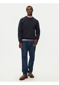 TOMMY HILFIGER - Tommy Hilfiger Bluza Essential MW0MW37232 Granatowy Regular Fit. Kolor: niebieski. Materiał: bawełna, syntetyk #5