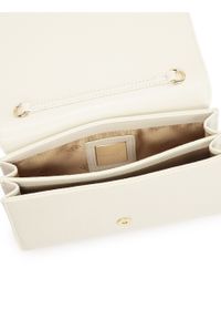 Kazar - Mała skórzana torebka na łańcuchu. Kolor: biały. Wzór: aplikacja. Materiał: skórzane. Rozmiar: małe #9