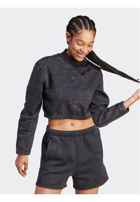 Adidas - adidas Bluza ALL SZN Fleece Washed IL1511 Czarny Regular Fit. Kolor: czarny. Materiał: bawełna #1