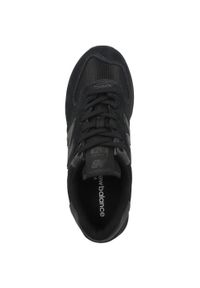 Buty do chodzenia męskie New Balance 574. Zapięcie: sznurówki. Kolor: wielokolorowy, czarny, szary. Materiał: guma, materiał, tkanina, syntetyk. Szerokość cholewki: normalna. Model: New Balance 574. Sport: turystyka piesza