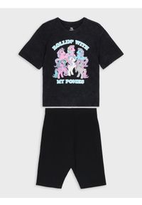 Sinsay - Piżama z efektem sprania My Little Pony - czarny. Kolor: czarny
