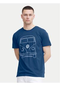 Blend T-Shirt 20716993 Niebieski Regular Fit. Kolor: niebieski. Materiał: bawełna