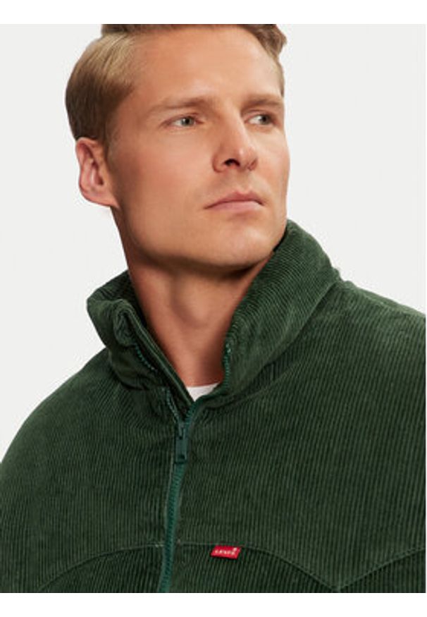 Levi's® Kurtka puchowa A0726-0004 Zielony Relaxed Fit. Kolor: zielony. Materiał: sztruks, bawełna