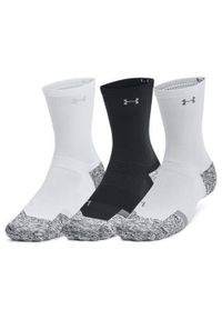 Skarpety Under Armour AD Pro Mid 3 pary. Kolor: czarny, biały, wielokolorowy. Sport: fitness #1