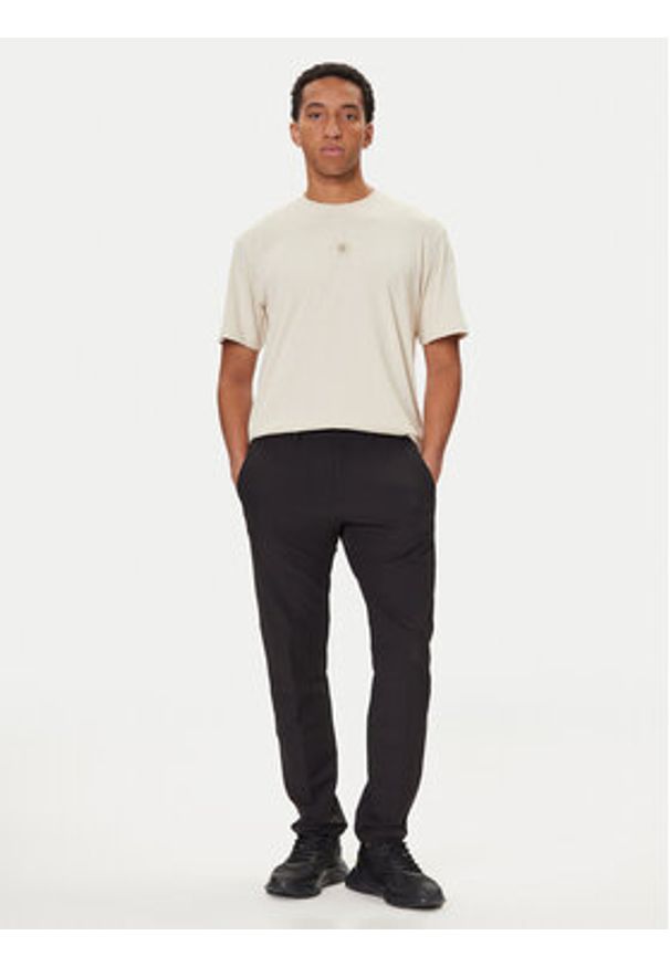 BOSS T-Shirt Future 50544316 Écru Oversize. Materiał: bawełna