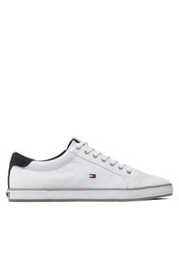 TOMMY HILFIGER - Tommy Hilfiger Tenisówki Harlow 1D FM0FM00596 Biały. Kolor: biały. Materiał: materiał