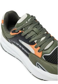 EA7 Emporio Armani Sneakersy X8X178 XK382 U035 Zielony. Kolor: zielony. Materiał: materiał #4