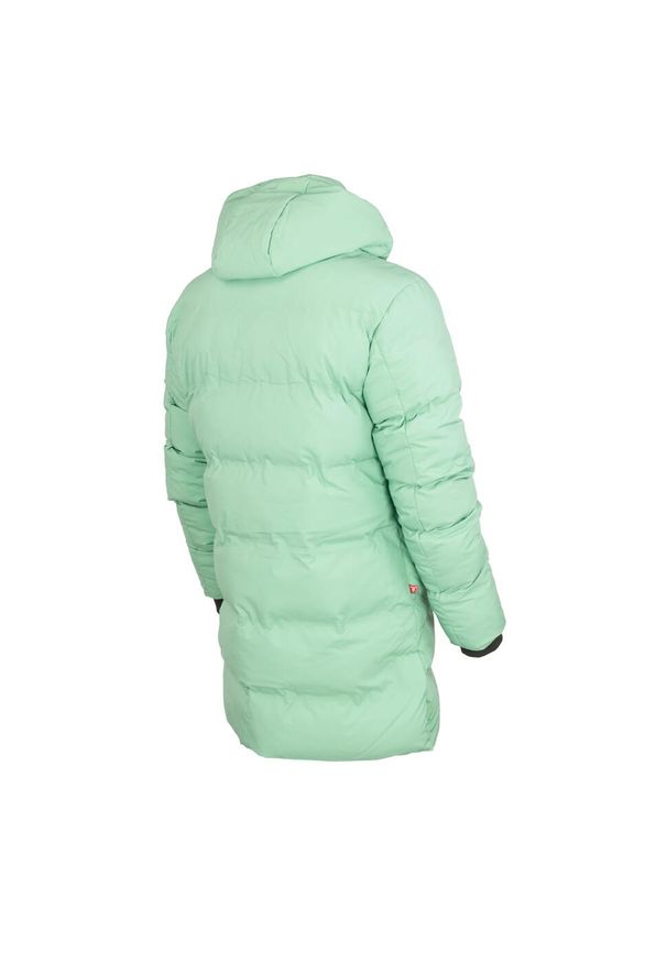 Bergson - Kurtka męska płaszcz SNOW LEOPARD Primaloft1. Kolor: zielony. Materiał: puch. Technologia: Primaloft. Sezon: zima. Sport: turystyka piesza