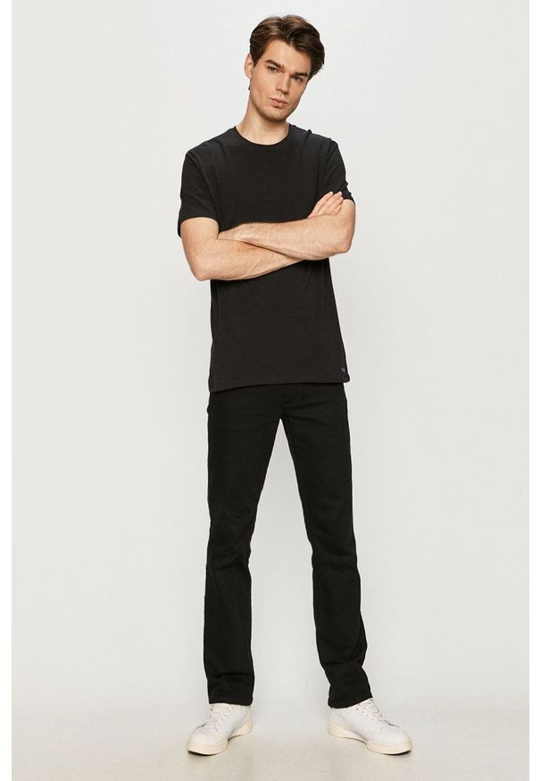 Ted Baker - T-shirt (3-pack). Okazja: na co dzień. Kolor: czarny. Materiał: dzianina. Wzór: gładki. Styl: casual