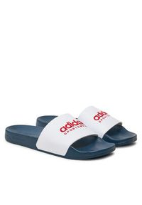 Adidas - adidas Klapki Adilette Shower II0017 Biały. Kolor: biały. Materiał: skóra #2