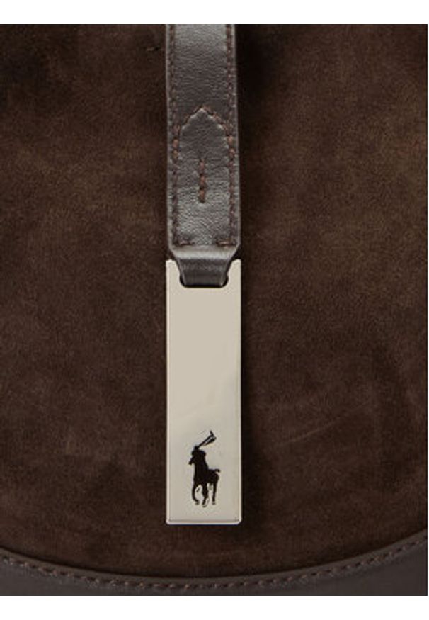 Polo Ralph Lauren Torebka 428945972001 Brązowy. Kolor: brązowy. Materiał: zamszowe, skórzane