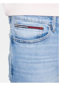 Tommy Jeans Szorty jeansowe Scanton DM0DM16151 Niebieski Slim Fit. Kolor: niebieski. Materiał: jeans, bawełna