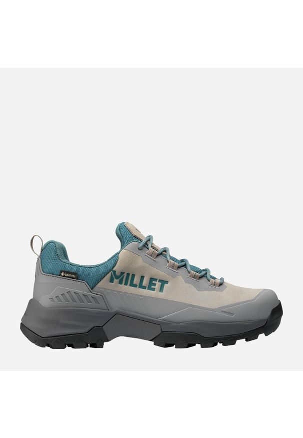 Buty turystyczne damskie Millet Ubic Low GoreTex wodoodporne. Kolor: beżowy. Materiał: tkanina. Szerokość cholewki: normalna. Styl: sportowy