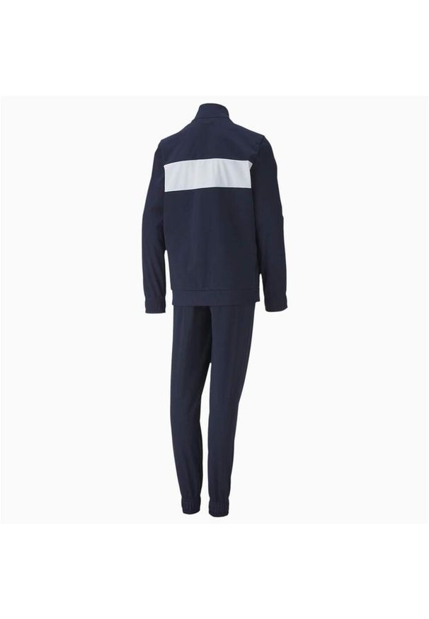Zestaw Sportowy dla Dzieci Puma - Komfort i Styl. Okazja: na uczelnię. Kolor: niebieski. Materiał: dresówka, materiał. Styl: sportowy