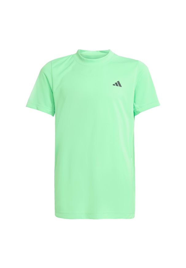 Adidas - Koszulka Club Tennis Kids. Kolor: żółty, wielokolorowy, zielony. Technologia: ClimaCool (Adidas). Sport: tenis