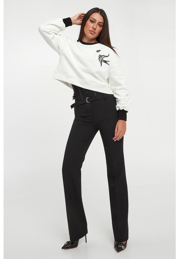 Pinko - Bluza damska z logo Mandorlato PINKO