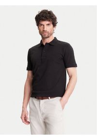 Pierre Cardin Polo C5 21354.2110 Czarny Regular Fit. Typ kołnierza: polo. Kolor: czarny. Materiał: bawełna #1