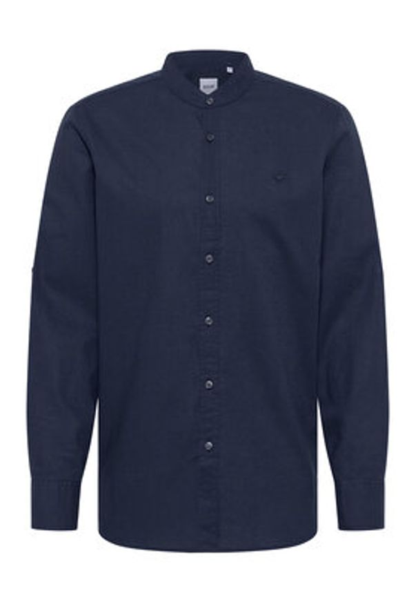 Mustang Koszula Yuma 1016469 Granatowy Regular Fit. Kolor: niebieski. Materiał: bawełna