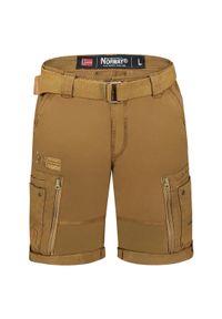 Bermudy Geographical Norway PASSPARTOUT KAKI DB MEN 317 khaki męska. Kolor: zielony. Sport: turystyka piesza #1