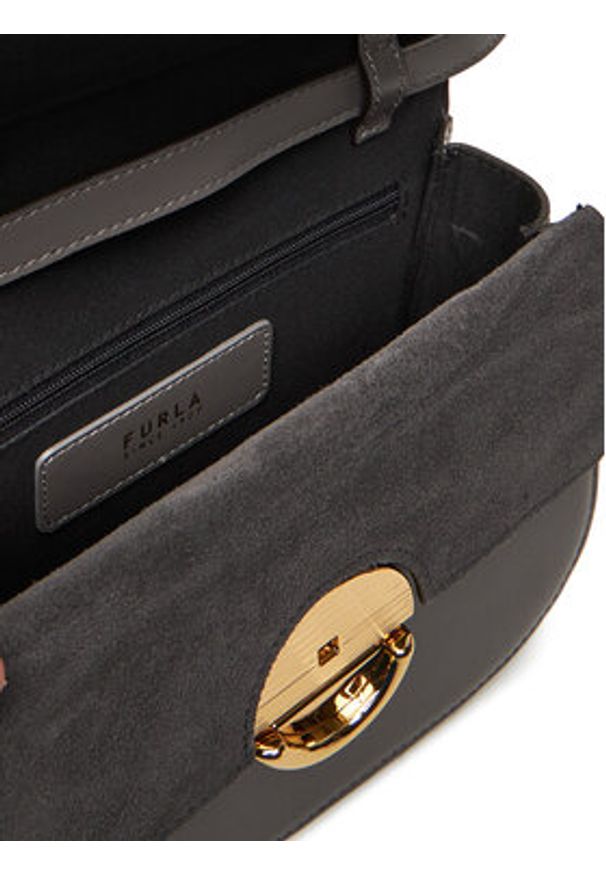 Furla Torebka WB01737 BX0428 BG 4283S 1002 Szary. Kolor: szary. Materiał: skórzane