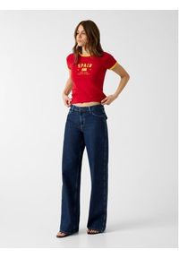 Guess Jeans T-Shirt 183096 Czerwony Classic Fit. Kolor: czerwony #3