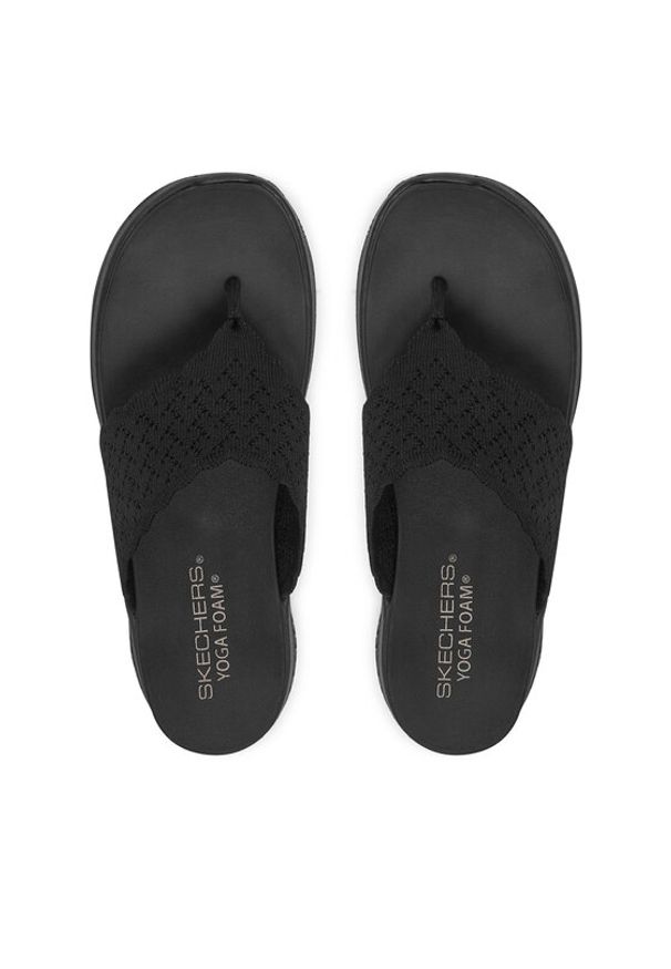 skechers - Skechers Japonki Ultra Flex 3.0 119971/BBK Czarny. Kolor: czarny. Materiał: materiał