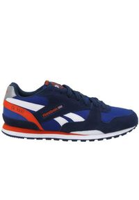 Buty do chodzenia dla dzieci Reebok GL 3000. Zapięcie: sznurówki. Kolor: czerwony, wielokolorowy, niebieski. Materiał: tkanina, materiał, skóra, syntetyk. Szerokość cholewki: normalna. Sport: turystyka piesza