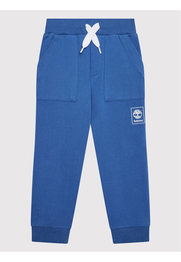 Timberland Spodnie dresowe T24B79 S Niebieski Regular Fit. Kolor: niebieski. Materiał: bawełna