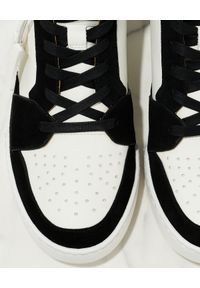 BUSCEMI - Skórzane sneakersy Air Jon High. Zapięcie: sznurówki. Kolor: biały. Materiał: skóra. Szerokość cholewki: normalna #8
