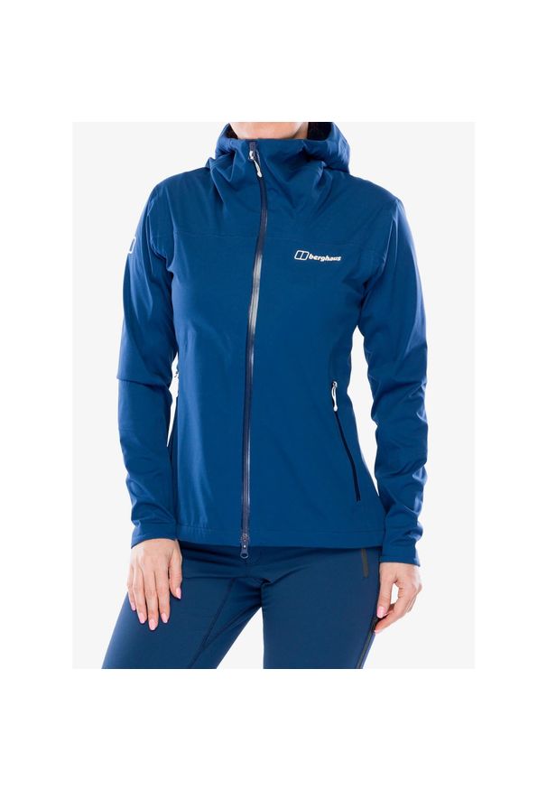 Kurtka softshell damska Berghaus Ridge-Roamer 3L Softshell Jacket. Kolor: niebieski. Materiał: softshell