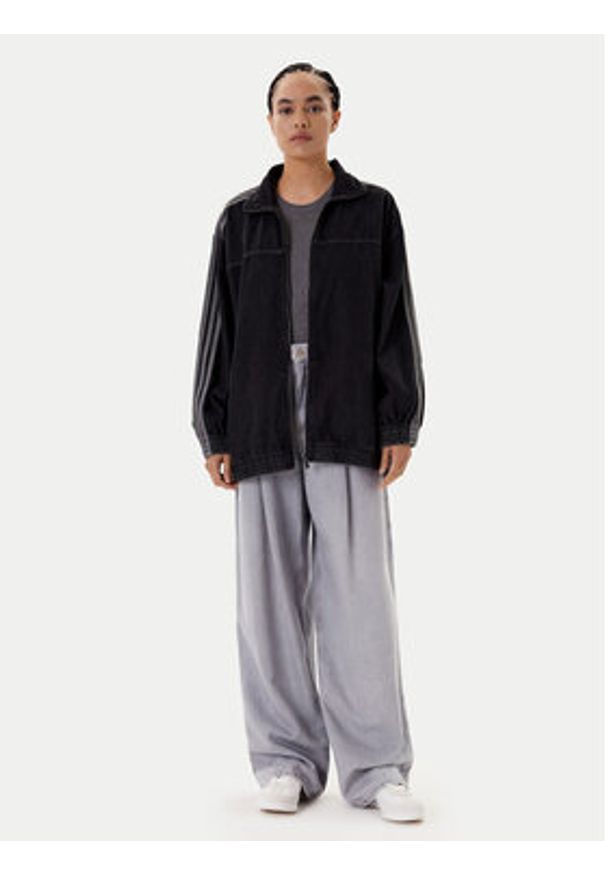 Adidas - adidas Kurtka jeansowa adicolor Denim Adilenium JY2897 Czarny Oversize. Kolor: czarny. Materiał: bawełna