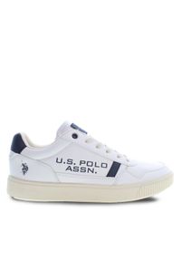U.S. Polo Assn. Sneakersy Tymes TYMES004 Biały. Kolor: biały. Materiał: skóra
