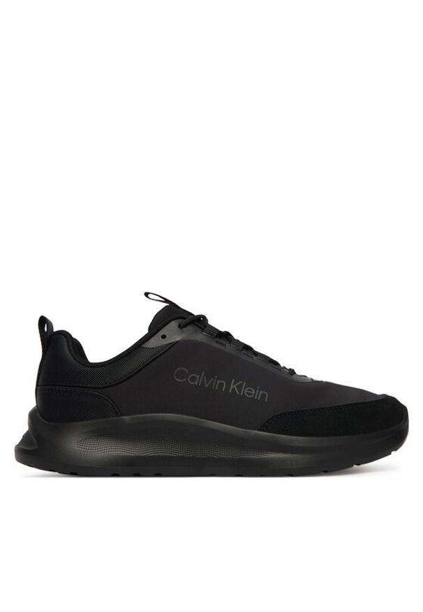 Calvin Klein Sneakersy Light Eva Runn Ess Laceup Ny-Su HM0HM02342 Czarny. Kolor: czarny. Materiał: materiał
