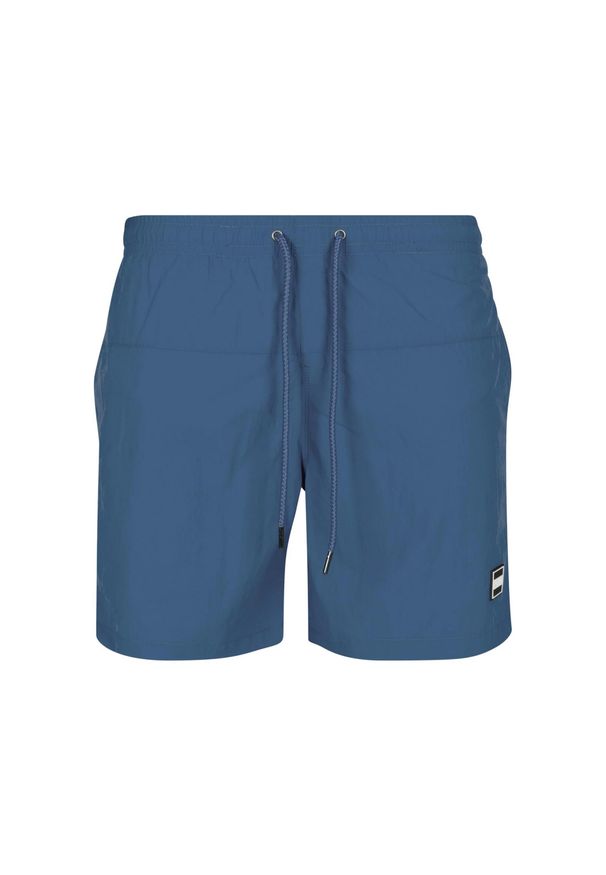 Urban Classics - Męskie Szorty Kąpielowe Block (zestaw 2 Sztuk). Kolor: wielokolorowy, niebieski, brązowy, zielony. Styl: sportowy