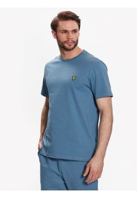 Lyle & Scott T-Shirt Plain T-Shirt TS400VOG Niebieski Regular Fit. Kolor: niebieski. Materiał: bawełna