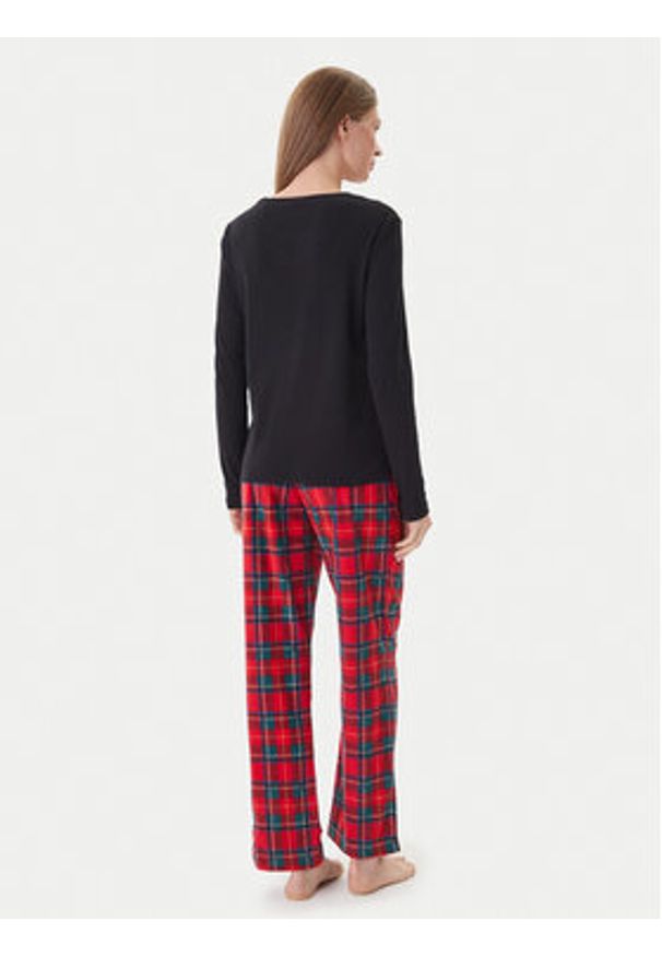 Lauren Ralph Lauren - LAUREN RALPH LAUREN Piżama ILN72458F Zielony Regular Fit. Kolor: zielony. Materiał: bawełna