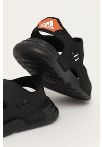 Adidas - adidas - Sandały dziecięce SWIM. Zapięcie: rzepy. Kolor: czarny. Materiał: syntetyk, materiał, skóra ekologiczna, guma. Wzór: gładki #4