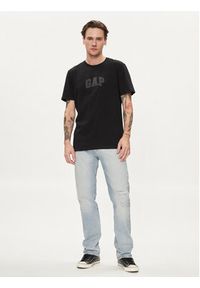 GAP - Gap T-Shirt 570044-02 Czarny Regular Fit. Kolor: czarny. Materiał: bawełna