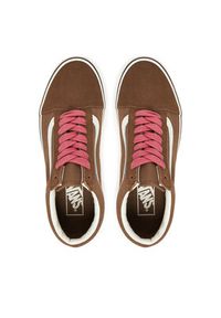 Vans Tenisówki Old Skool VN000D6WRPK1 Brązowy. Kolor: brązowy. Materiał: zamsz, skóra #5