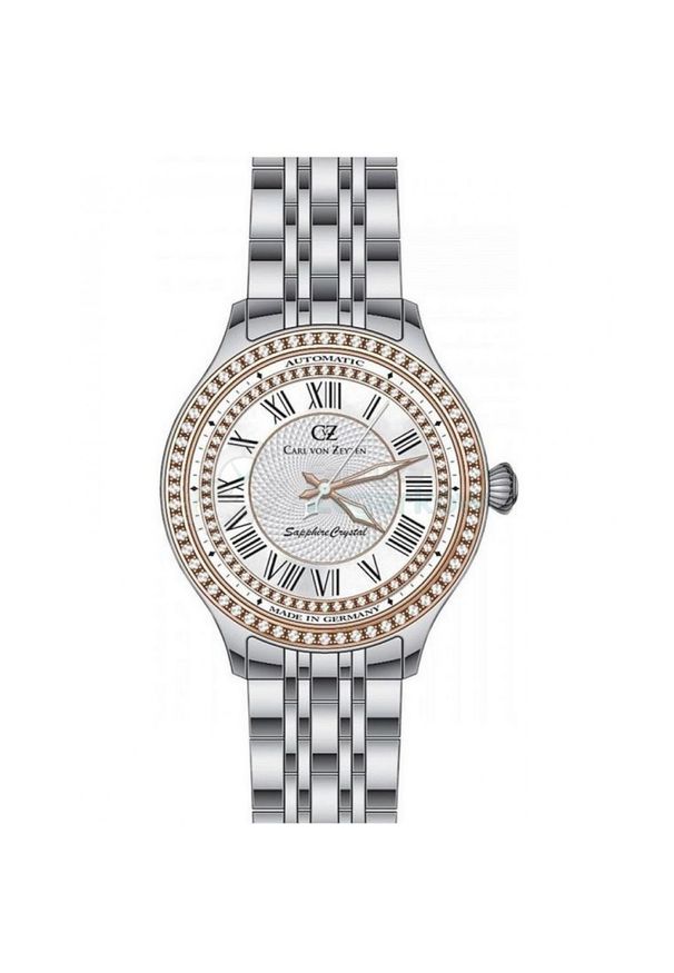 CARL VON ZEYTEN ZEGAREK HORNBERG CVZ0068RWHM. Materiał: materiał. Styl: elegancki, vintage, klasyczny