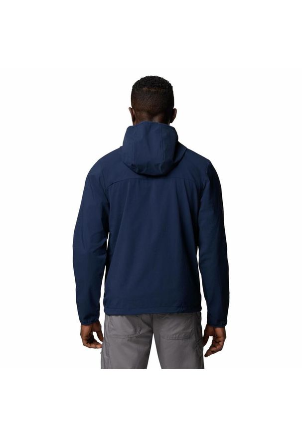 columbia - Kurtka softshellowa męska Columbia Heather Canyon II Hooded Jacket z kapturem. Typ kołnierza: kaptur. Kolor: niebieski