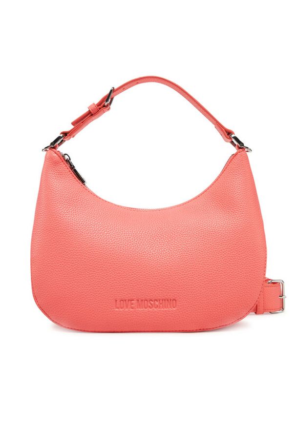 Love Moschino - LOVE MOSCHINO Torebka JC4018PP1MLT0464 Koralowy. Kolor: pomarańczowy. Materiał: skórzane