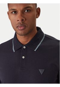 Guess Polo M6RP66 J1314 Granatowy Regular Fit. Typ kołnierza: polo. Kolor: niebieski. Materiał: syntetyk #4