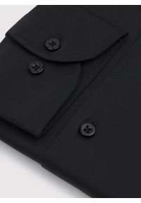 Pako Lorente - PAKO LORENTE - Czarna koszula męska z długim rękawem. Kolor: czarny. Materiał: bawełna, elastan. Długość rękawa: długi rękaw. Długość: długie #2
